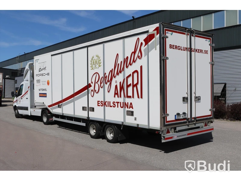 Be-kortsbil Mercedes-Benz Sprinter 906 Vändskiva -2013 | Släp VELDHUIZEN P-37-3 -2016, BDF468
