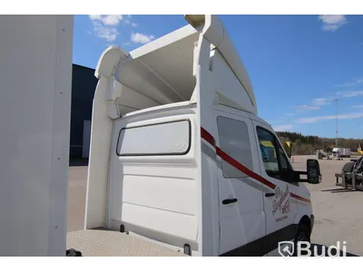 Be-kortsbil Mercedes-Benz Sprinter 906 Vändskiva -2013 | Släp VELDHUIZEN P-37-3 -2016, BDF468