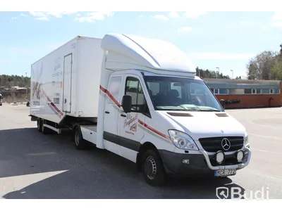 Be-kortsbil Mercedes-Benz Sprinter 906 Vändskiva -2013 | Släp VELDHUIZEN P-37-3 -2016, BDF468