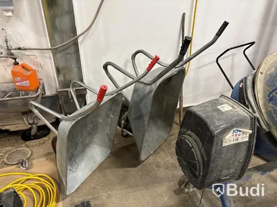 Cementblandare, sopmaskin, skottkärror m.m.