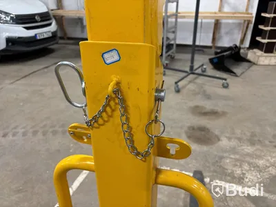 Gaffelställ för kran, Forankra