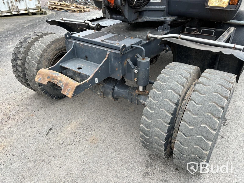 Hjulgrävare Doosan DX55W -2015 med tiltrotator, skopor & tjälkrok.
