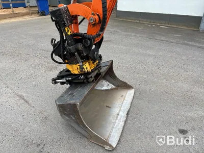 Hjulgrävare Doosan DX55W -2015 med tiltrotator, skopor & tjälkrok.