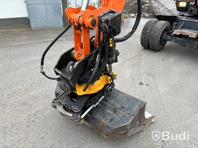 Hjulgrävare Doosan DX55W -2015 med tiltrotator, skopor & tjälkrok.