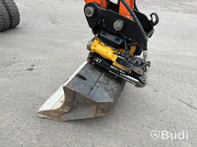 Hjulgrävare Doosan DX55W -2015 med tiltrotator, skopor & tjälkrok.