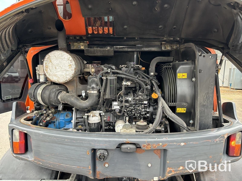 Hjulgrävare Doosan DX55W -2015 med tiltrotator, skopor & tjälkrok.