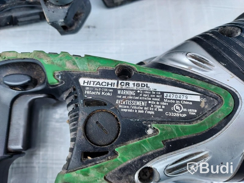 Hitachi Koki batteridrivna verktyg Tigersåg, slagborr, slagskruvdragare 18volt