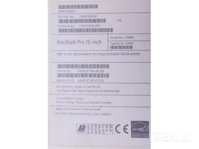 MacBook Pro 15 tum Retina 2019