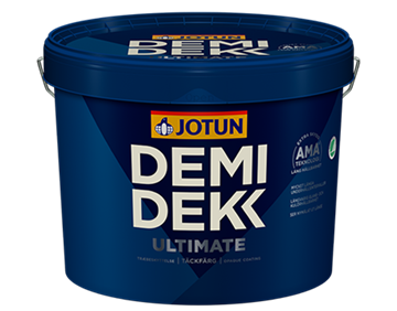 (NY) 2 st. 10-litershinkar Täckfärg Demidekk Ultimate  A-base