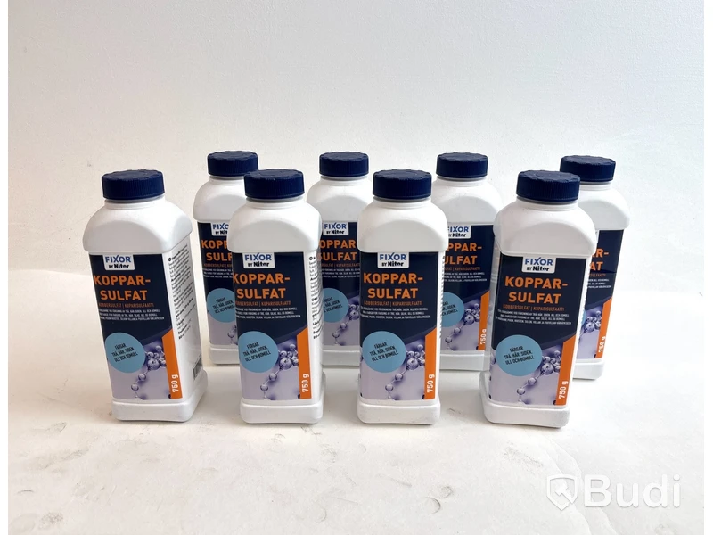 8 st. förpackningar Kopparsulfat Fixor by Vitor