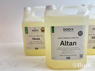 4 st. 5-litersdunkar träskydd SiOO:X woodprotection, premium träskydd Altan