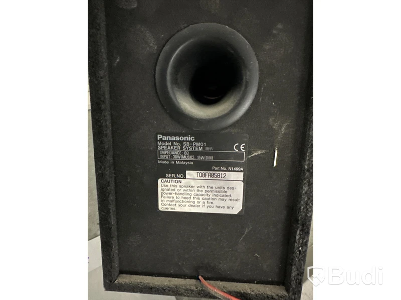 Stereo och 2 st högtalare Panasonic