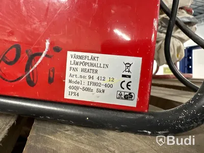 5 st byggfläktar