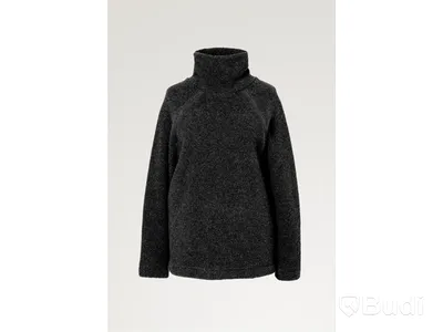 Fleecetröja i ull Boob Design, mörk grå, stl. 40