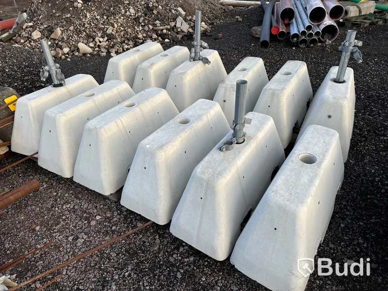 Parti med betongfundament