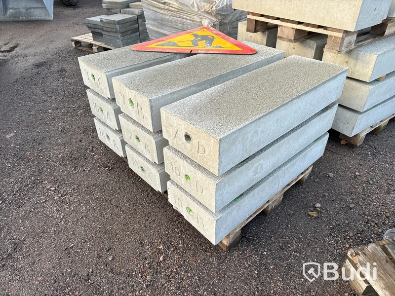 Betongfundament, 2 st. pall