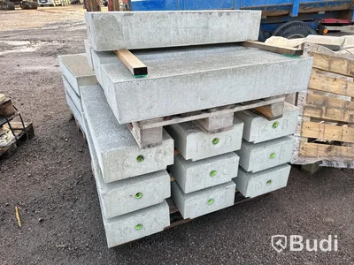 Betongfundament, 2 st. pall