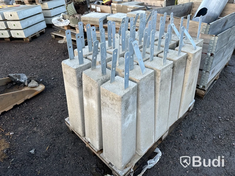 Parti med betongplintar