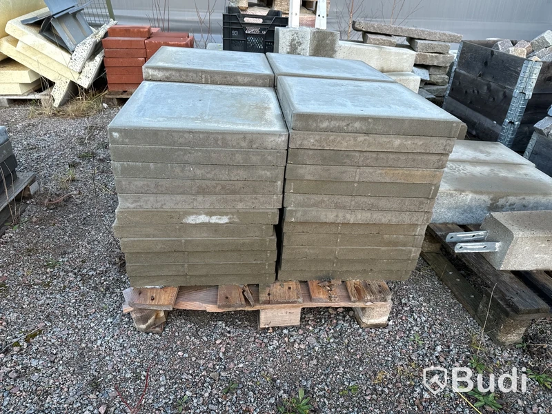 Stort restlager med marksten, olika sorter