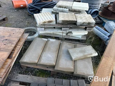 Stort restlager med marksten ca. 20 st. pall