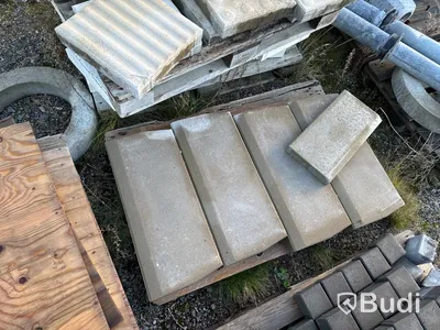 Stort restlager med marksten ca. 20 st. pall