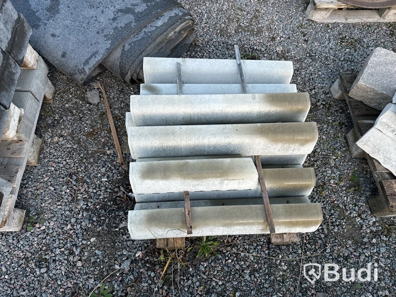 Stort restlager med marksten ca. 20 st. pall