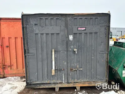 Redskapscontainer inklusive innehåll