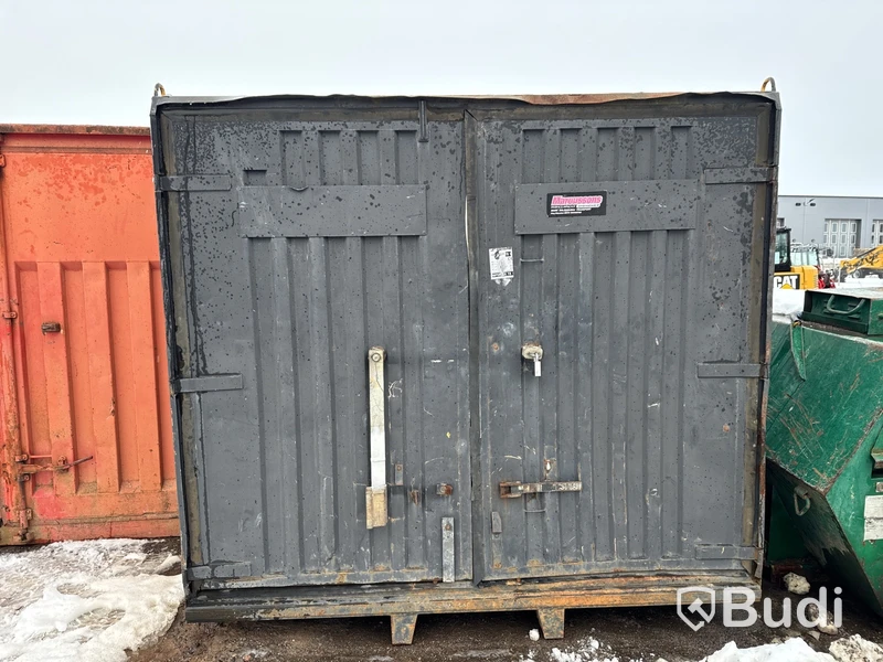 Redskapscontainer inklusive innehåll