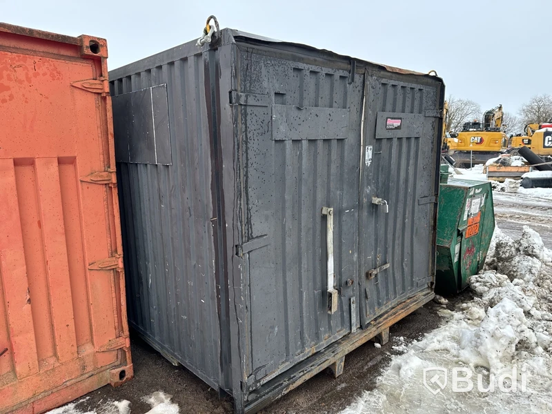 Redskapscontainer inklusive innehåll