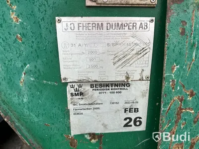 Bränsletank 2000 liter