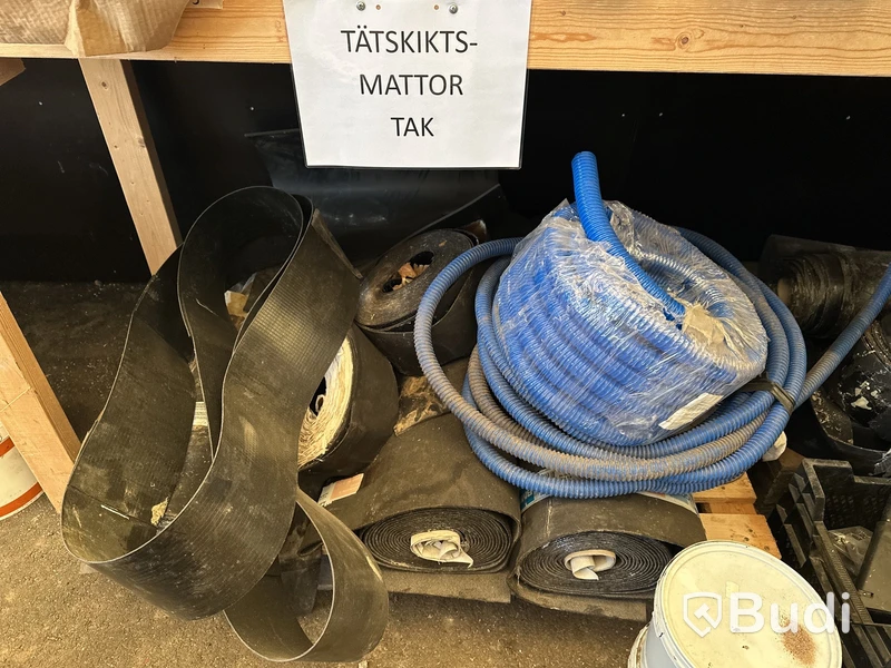 Parti med tätskiktsmattor