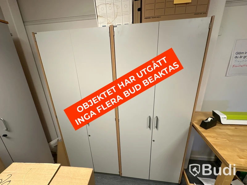 4 st. Skåp, EFG