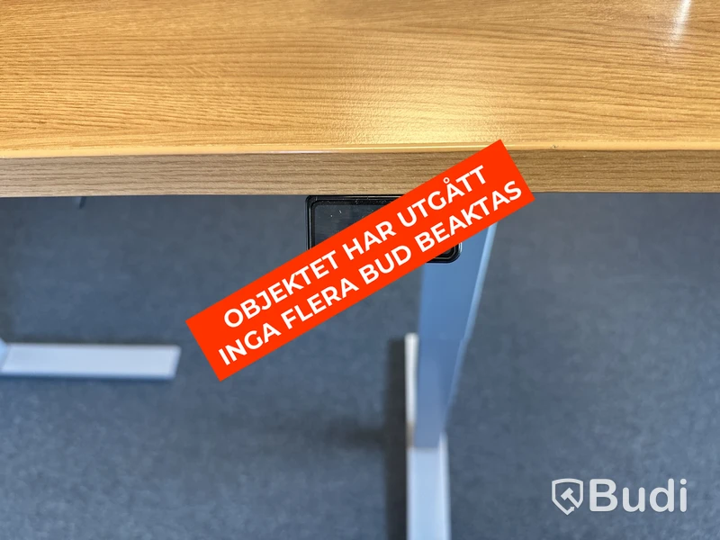 Höj- och sänkbart skrivbord, hurts och 3 st. datorskärmar
