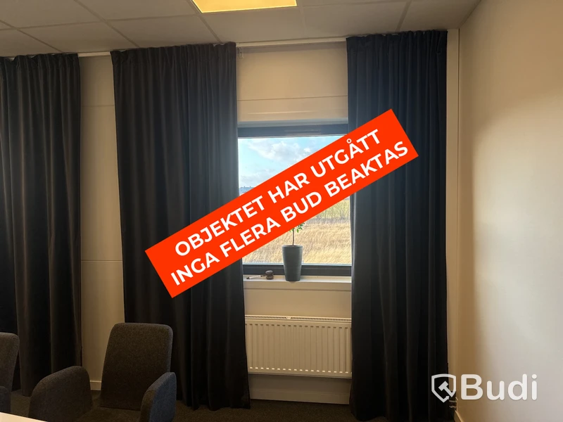 6 st. mörkläggningsgardiner och 3 st. plastväxter