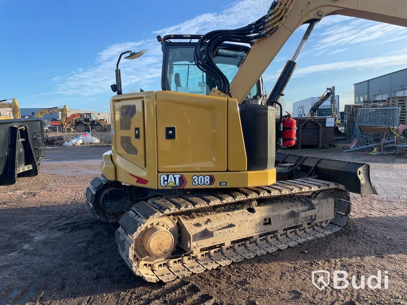 Grävmaskin CAT 308 CR -2021 | Diverse skopor ingår