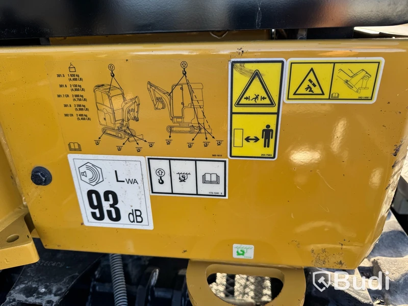 Minigrävare CAT 301.6 2022 med släp