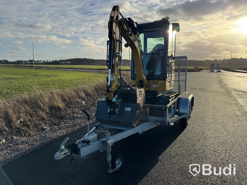 Minigrävare CAT 301.6 2022 med släp
