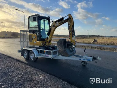 Minigrävare CAT 301.6 2022 med släp