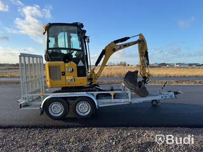 Minigrävare CAT 301.6 2022 med släp