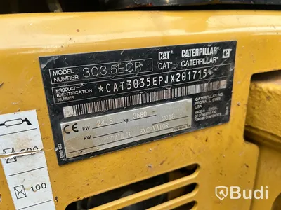 Grävmaskin CAT 303.5 ECR -2018 - EXPORT