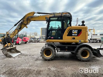 Hjulgrävare CAT M315F -2018 med Palmse trailer 2015