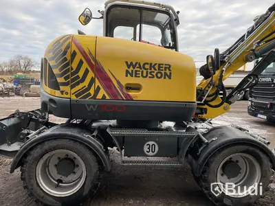 Hjulgrävare Neusson ew100 rotortilt, med tippvagn Bigab BT-8 -2018