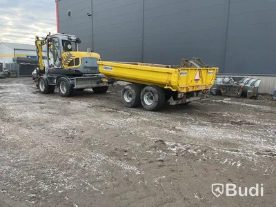 Hjulgrävare Neusson ew100 rotortilt, med tippvagn Bigab BT-8 -2018