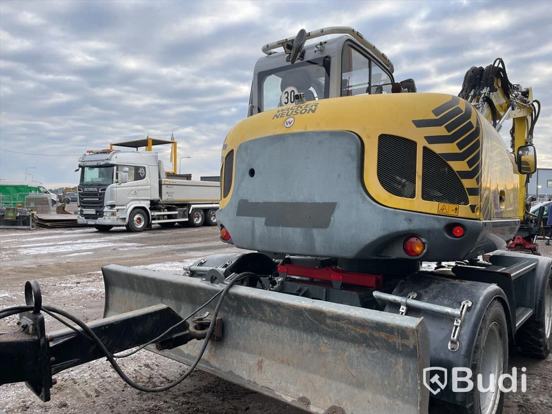 Hjulgrävare Neusson ew100 rotortilt, med tippvagn Bigab BT-8 -2018