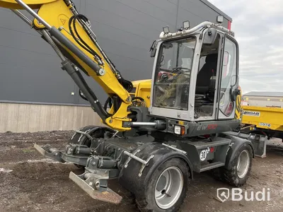 Hjulgrävare Neusson ew100 rotortilt, med tippvagn Bigab BT-8 -2018