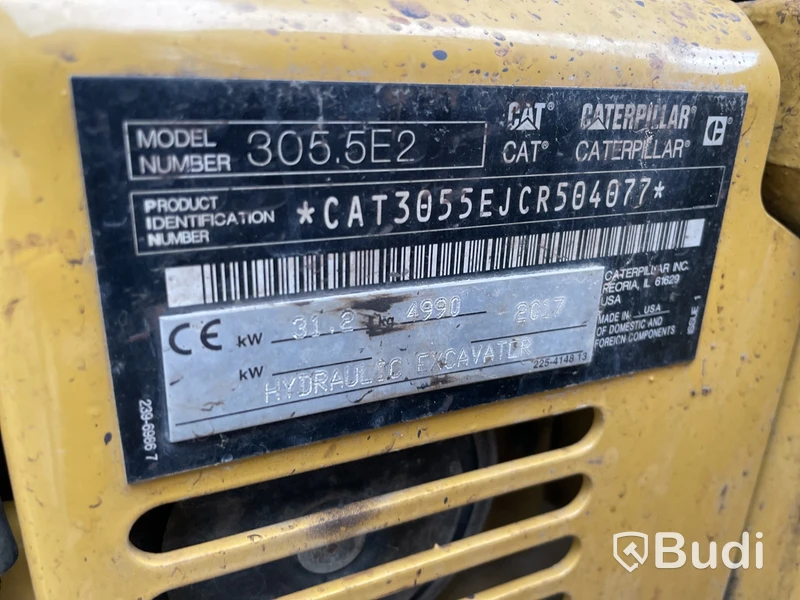Grävmaskin | CAT 305.5E2 CR - 2017 | Rototilt - EXPORT