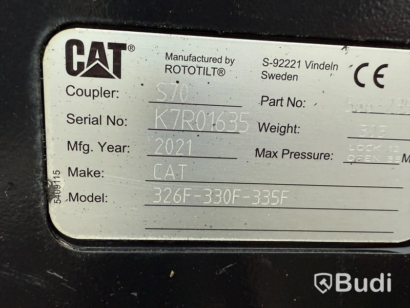 Grävmaskin CAT 326 -2021 Fullutrustad med reparationsavtal | Makin 3D | Inkl. redskap