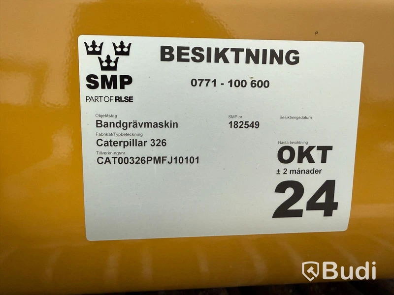 Grävmaskin CAT 326 -2021 Fullutrustad med reparationsavtal | Makin 3D | Inkl. redskap