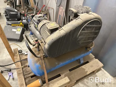 Kompressor, Alab Quine B3800B/99 V400 QuinAIR ink 2 st. tryckluftsvindor monterade på pall