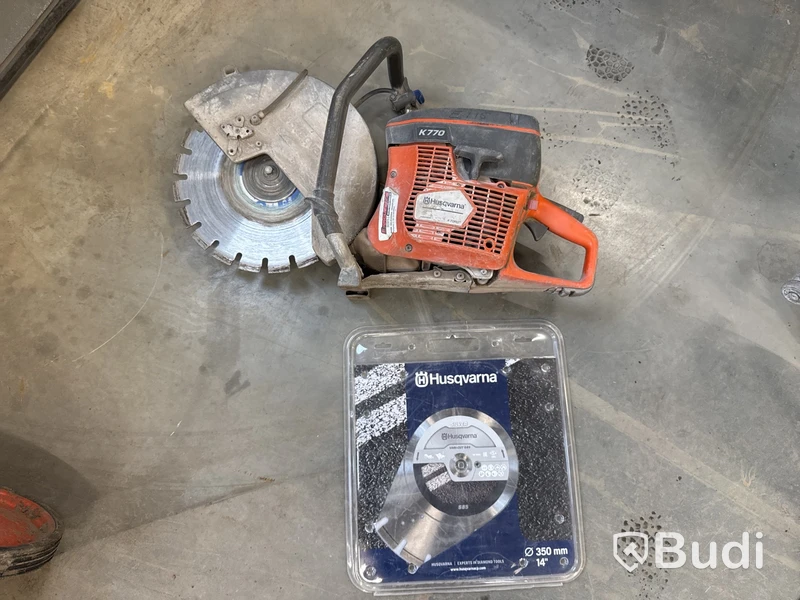 Kapmaskin, Husqvarna K770 ink extra kapklinga